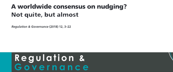A Worldwide Consensus on Nudging